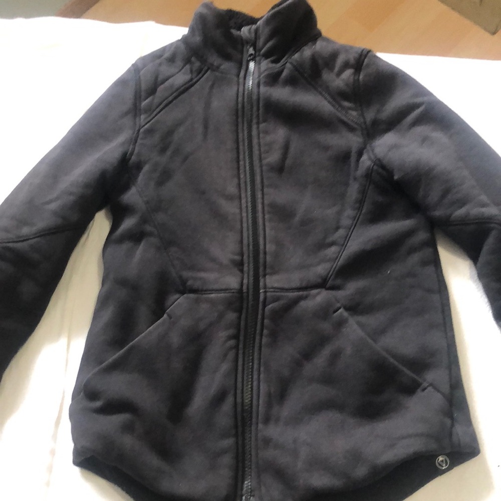 Black reversible moto -sweater